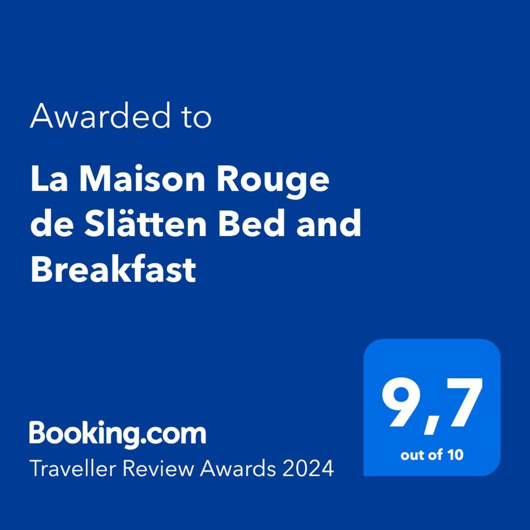 La Maison Rouge De Slaetten Bed And Breakfast Vilshult Εξωτερικό φωτογραφία